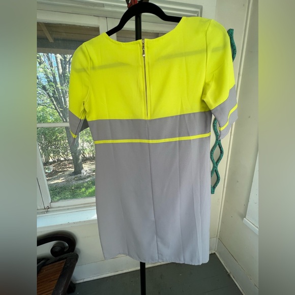 Neon color block dress Size Small - Picture 6 of 6